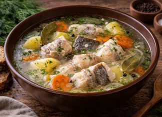 Уха из морской рыбы по-приморски в домашних условиях
