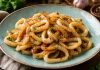 Кальмары, жаренные с луком в домашних условиях (Сахалинская область)