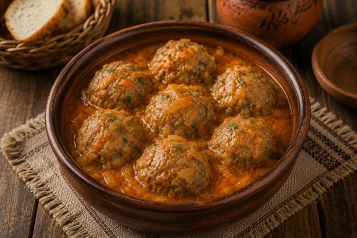 Мясные тефтели с подливой в домашних условиях (Кировская область)