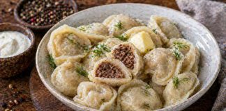 Пельмени с олениной в домашних условиях (Магаданская область)