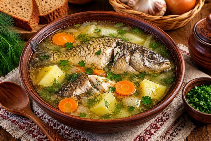 Рыбная уха из карася в домашних условиях (Рязанская область)