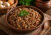 Гречневая каша с грибами в домашних условиях (Орловская область)