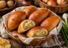 Пирожки с картофелем и луком в домашних условиях (Тамбовская область)