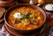 Щи с квашеной капустой в домашних условиях (Тамбовская область)