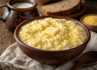 Пшённая каша на молоке в домашних условиях (Брянская область)