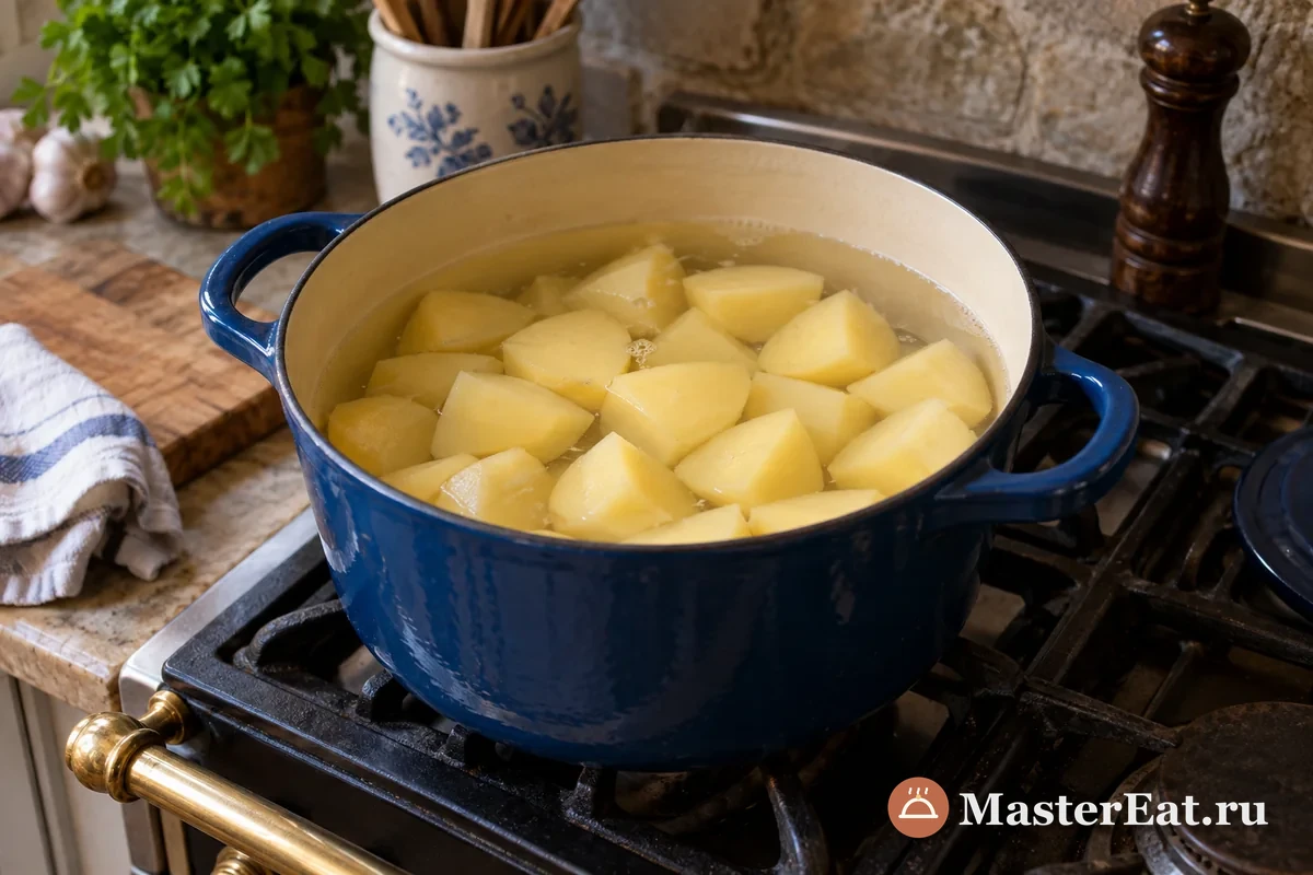 Алиго по-французски – рецепт картофельного пюре с сыром, шаг 1