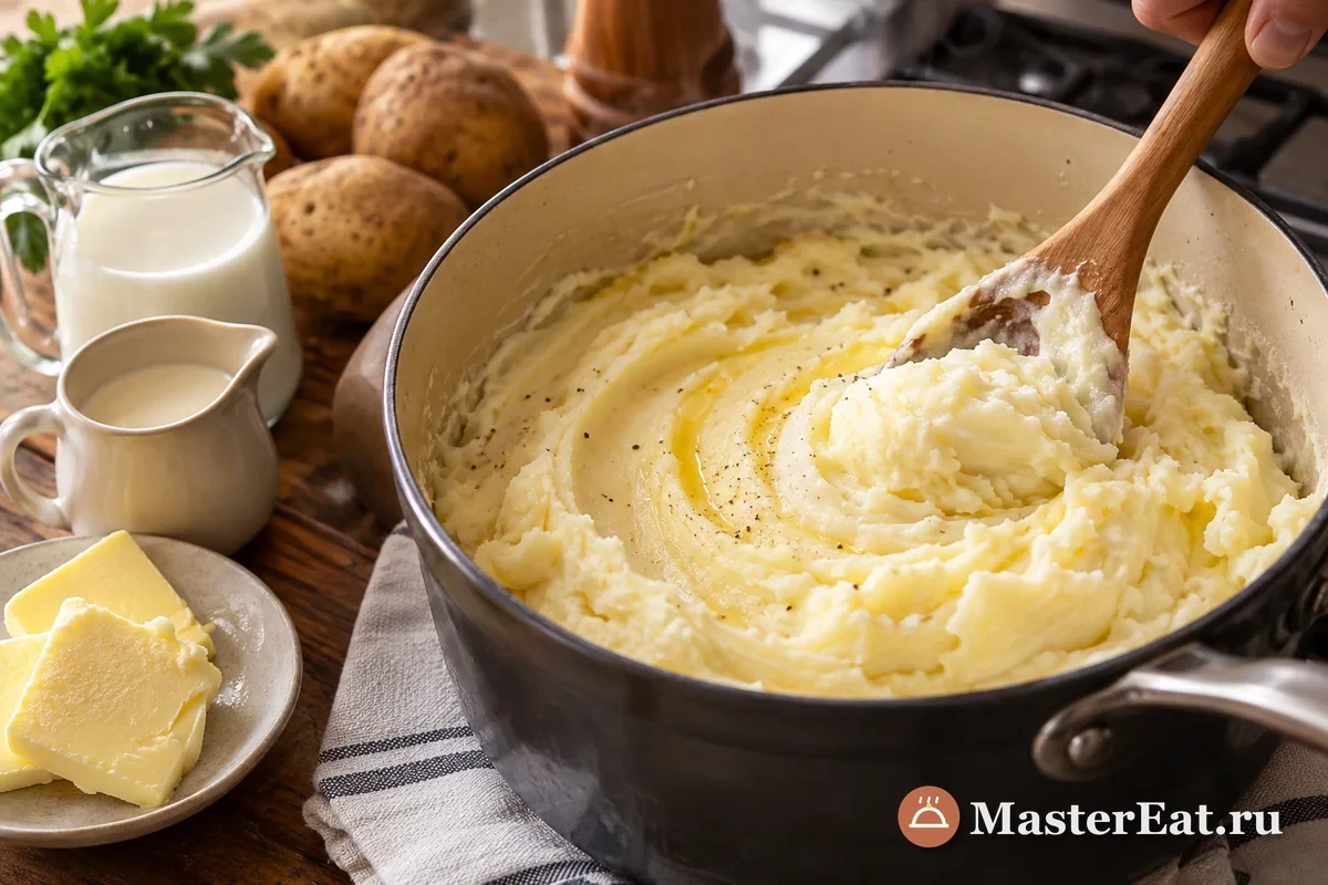 Алиго по-французски – рецепт картофельного пюре с сыром, шаг 3