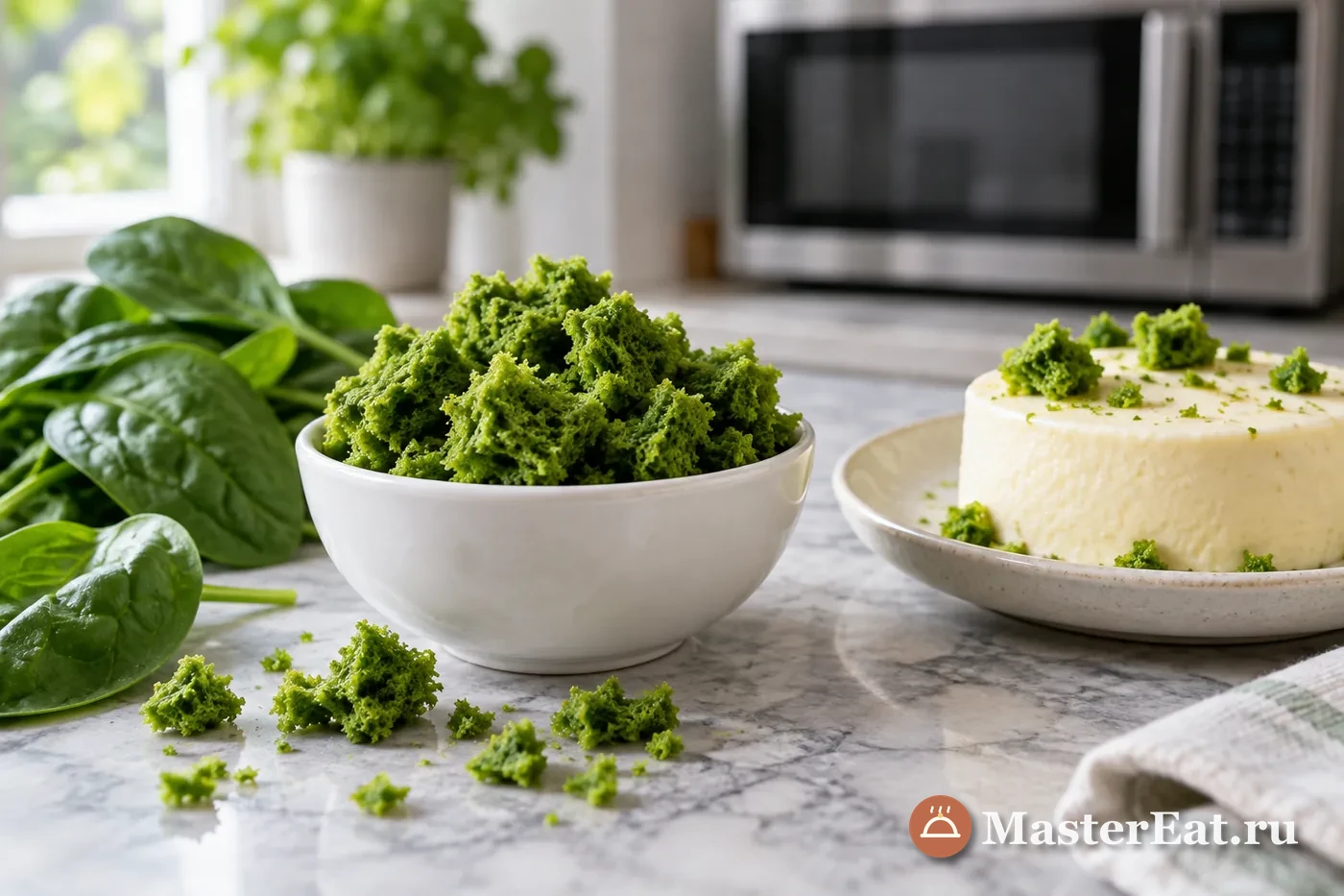 Пористая зелёная бисквитная крошка мох для украшения десерта