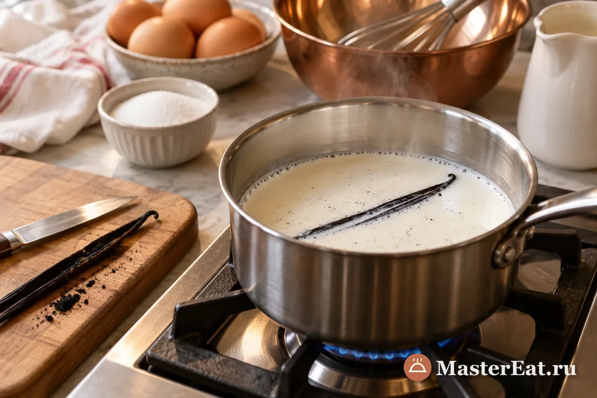 Канеле из Бордо – рецепт пирожных с ромом и ванилью, шаг 1