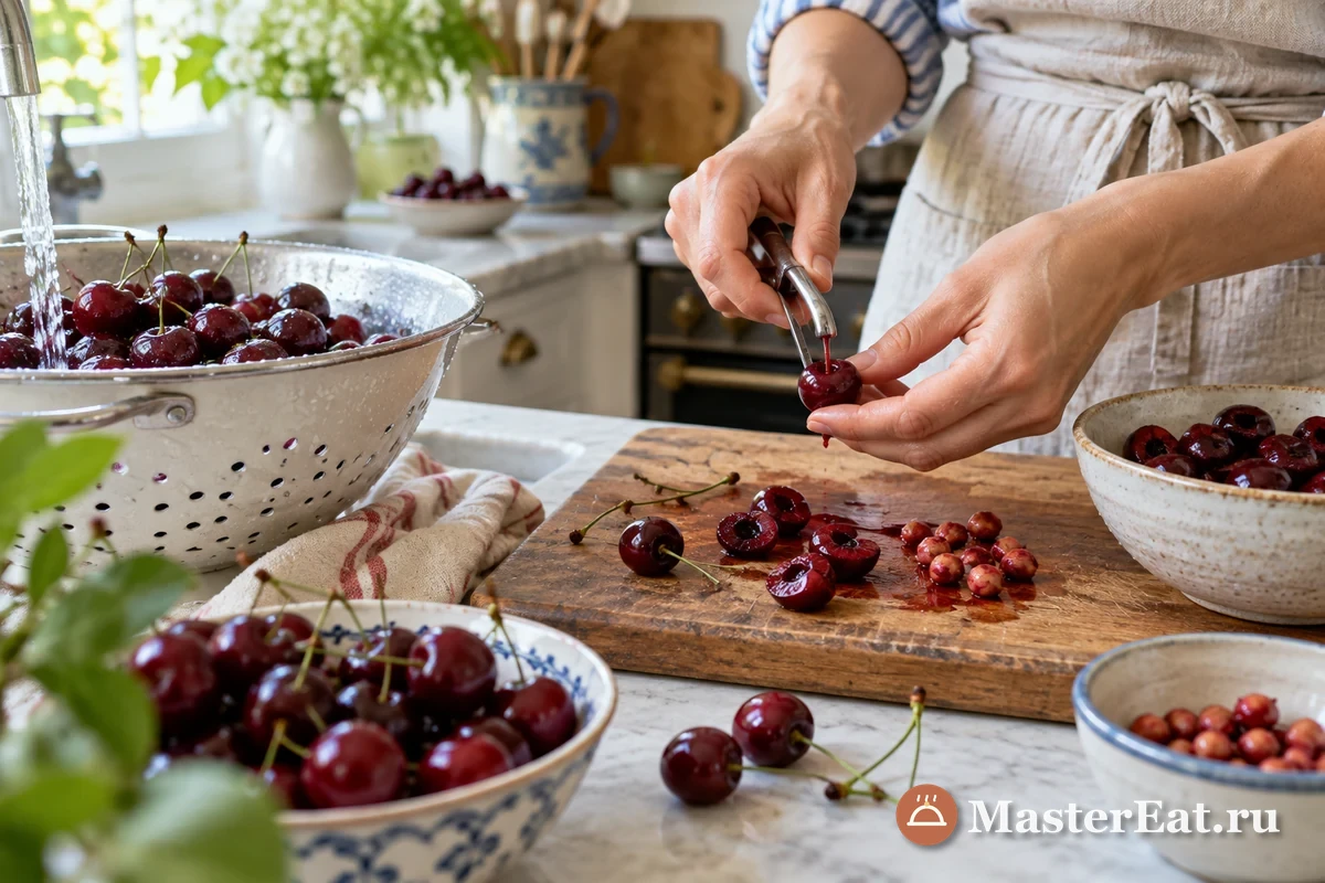 Клафути – французский пирог с нежной серединой – пошаговый рецепт, шаг 1