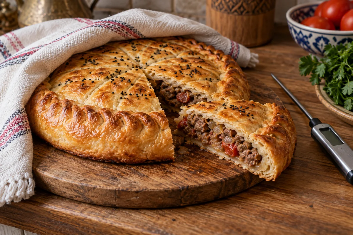 Шаг 8. Туркменский ишлекли с мясом