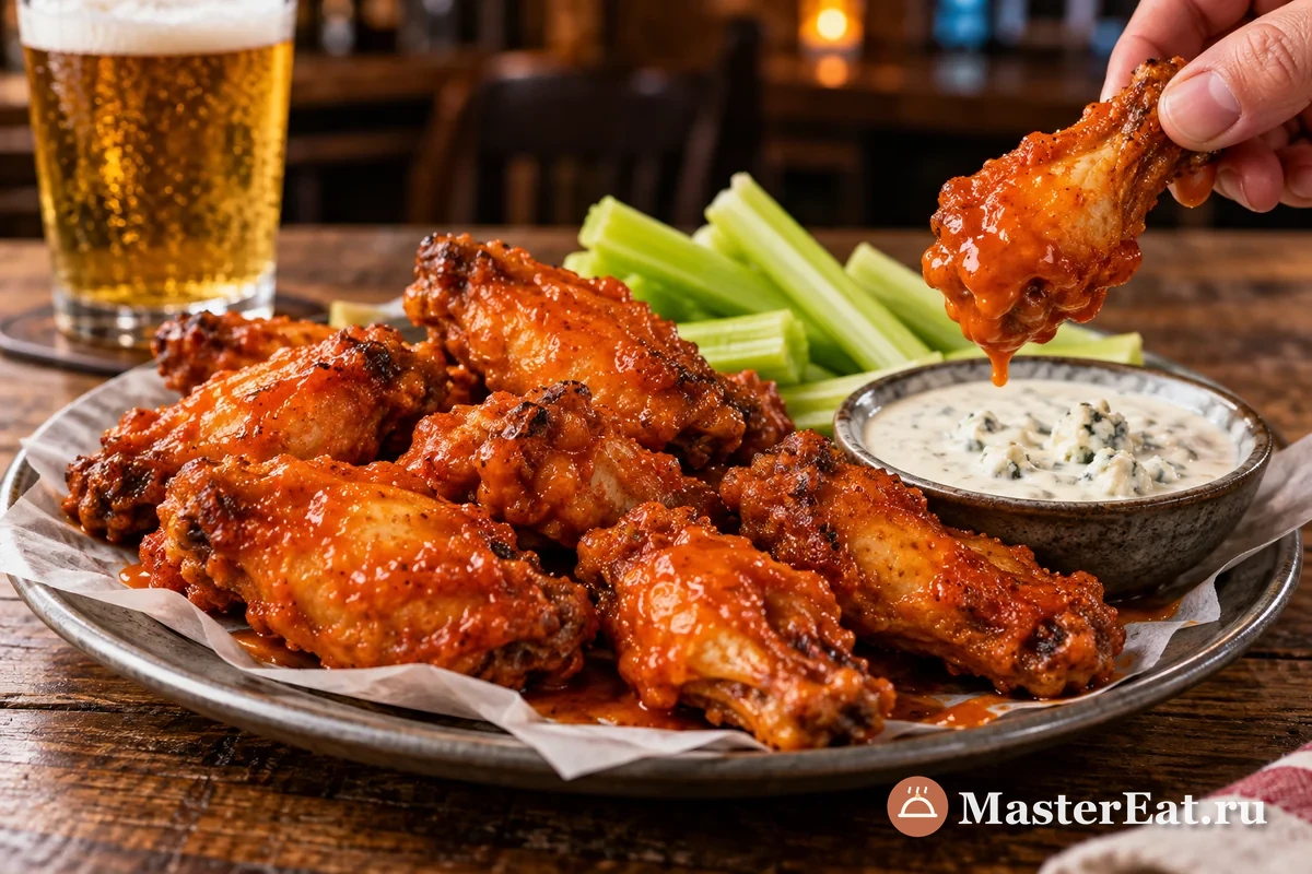 Крылышки баффало (Buffalo wings) с сырным соусом – шаг 5