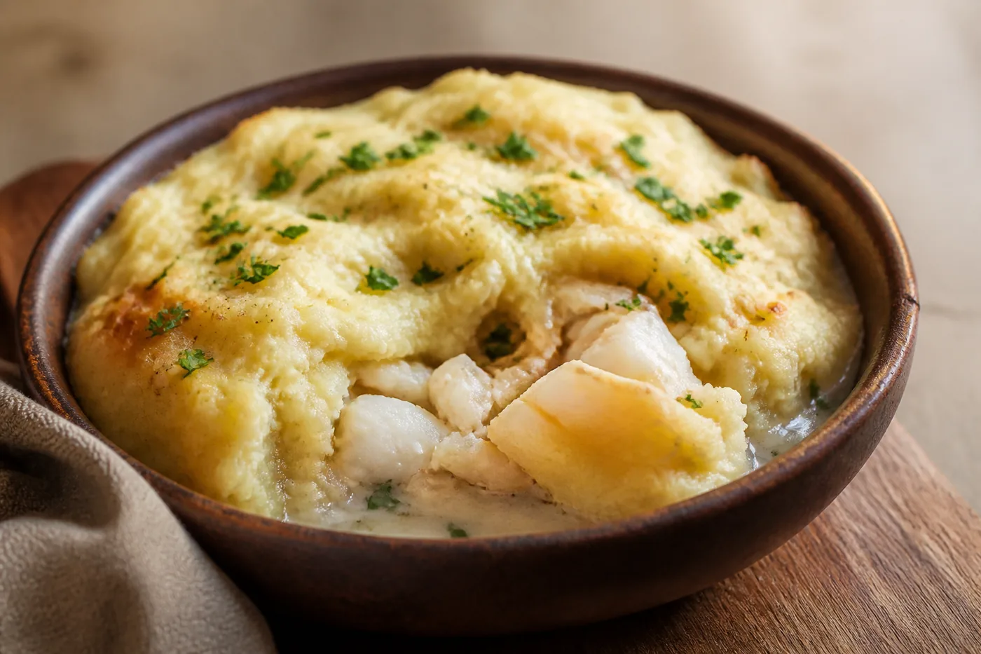 Плоккфискур с рыбой и картофелем