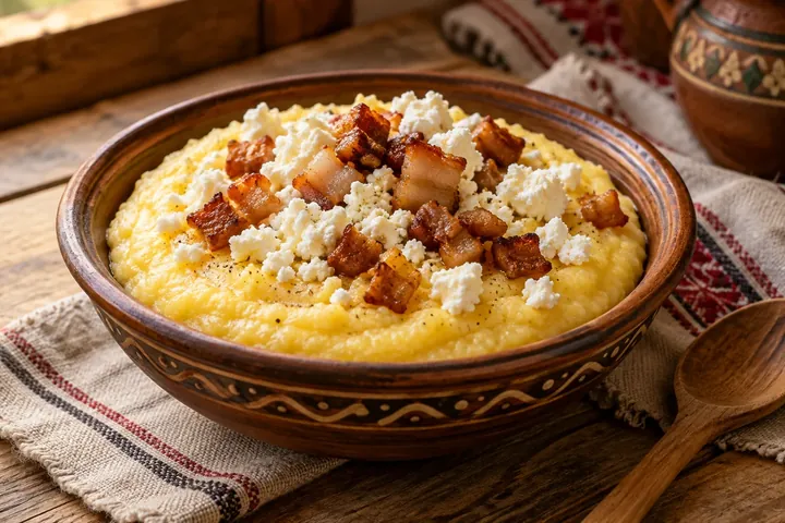 Банош – гуцульский рецепт кукурузной каши со сметаной