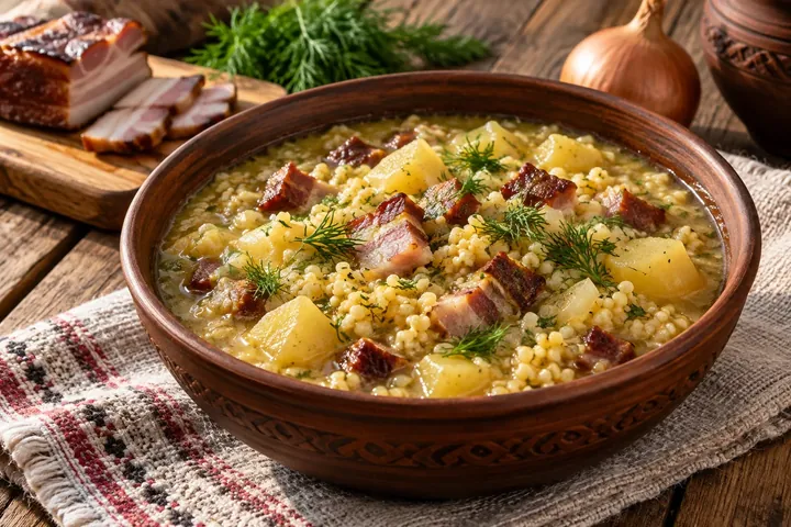 Кулеш (Куліш) – украинский рецепт с пшеном, картофелем и свининой