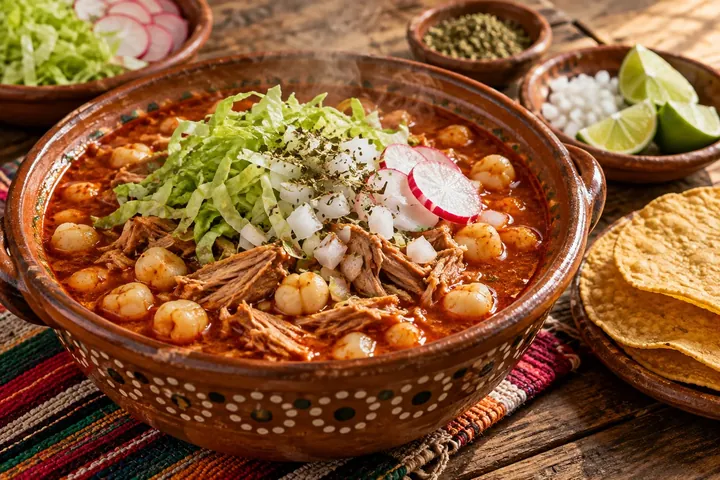Посоле (Pozole) – красный мексиканский суп со свининой