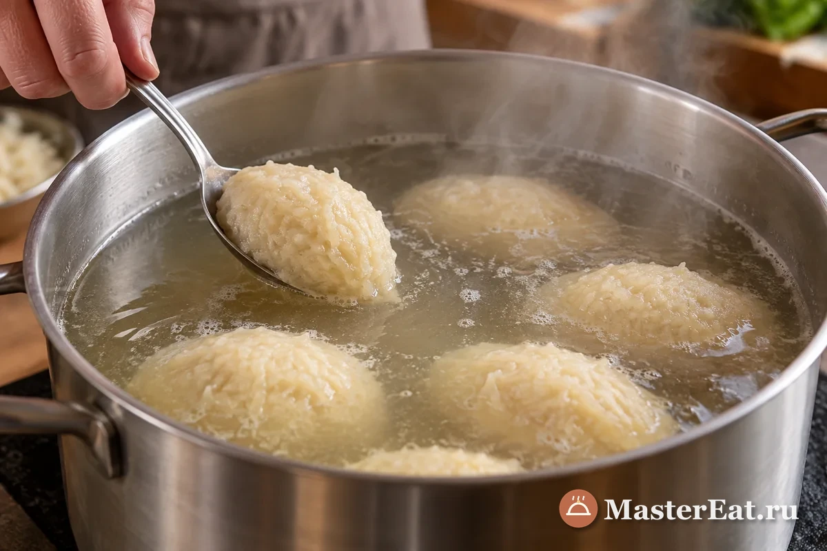 Картофельная масса с ячменной мукой для распе-баллеров