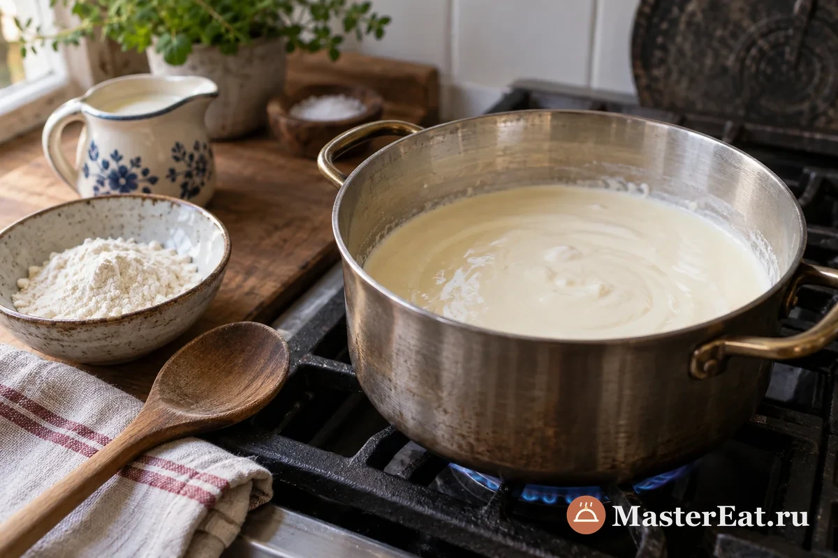 Рёммегрёт с корицей и маслом, снятым при варке