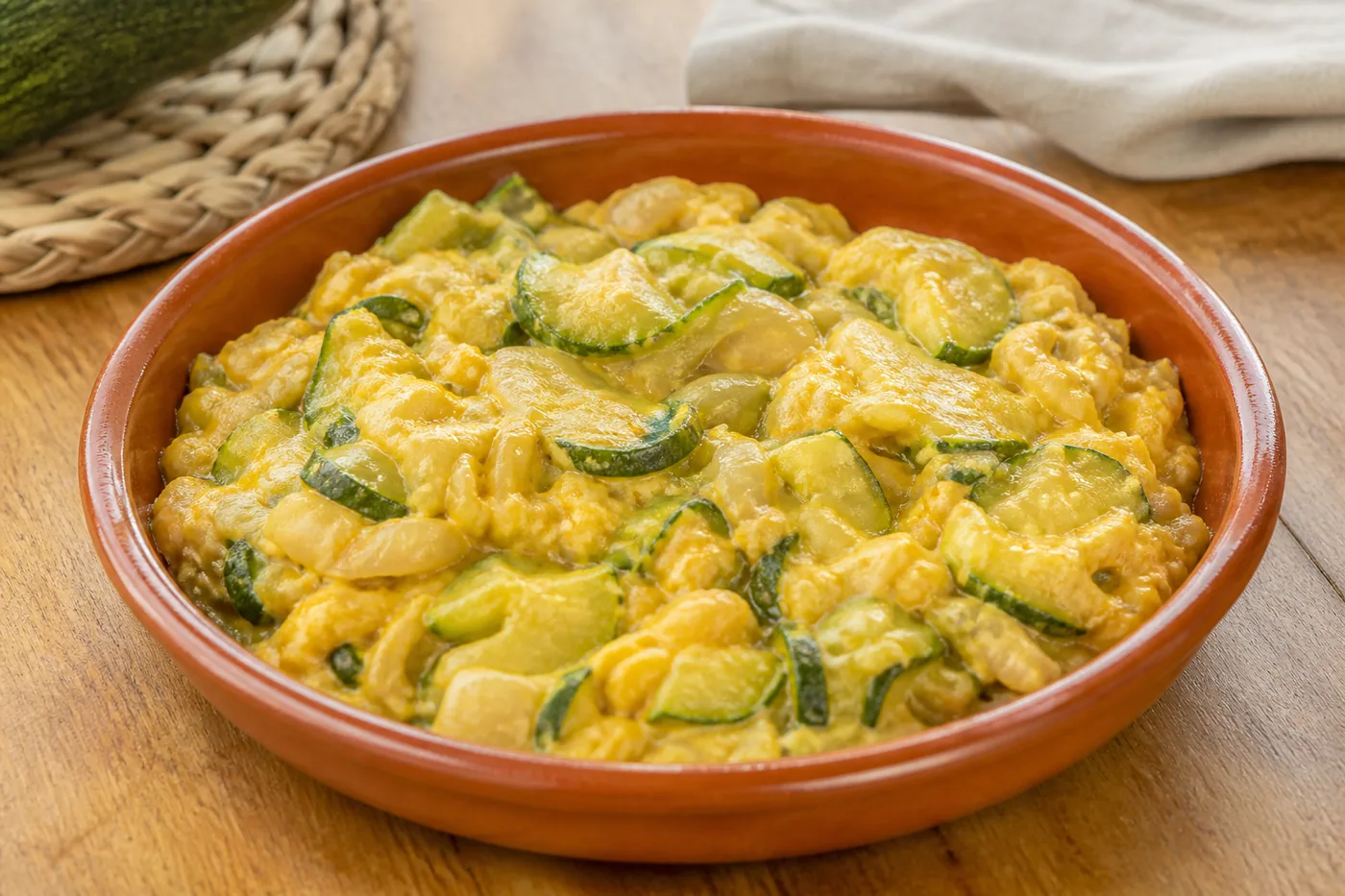 Испанское сарангольо с кабачком луком и яйцами