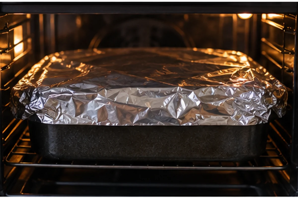 Запекайте 2 часа при 165 °C. Каждые 40 минут осторожно поливайте рульки жидкостью со дна, затем проверяйте, что мясо стало мягче.