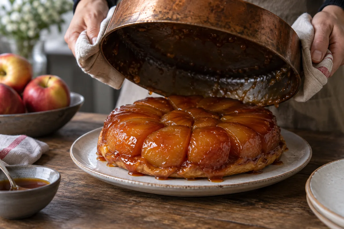 Французский тарт татен с карамельными яблоками, шаг 5