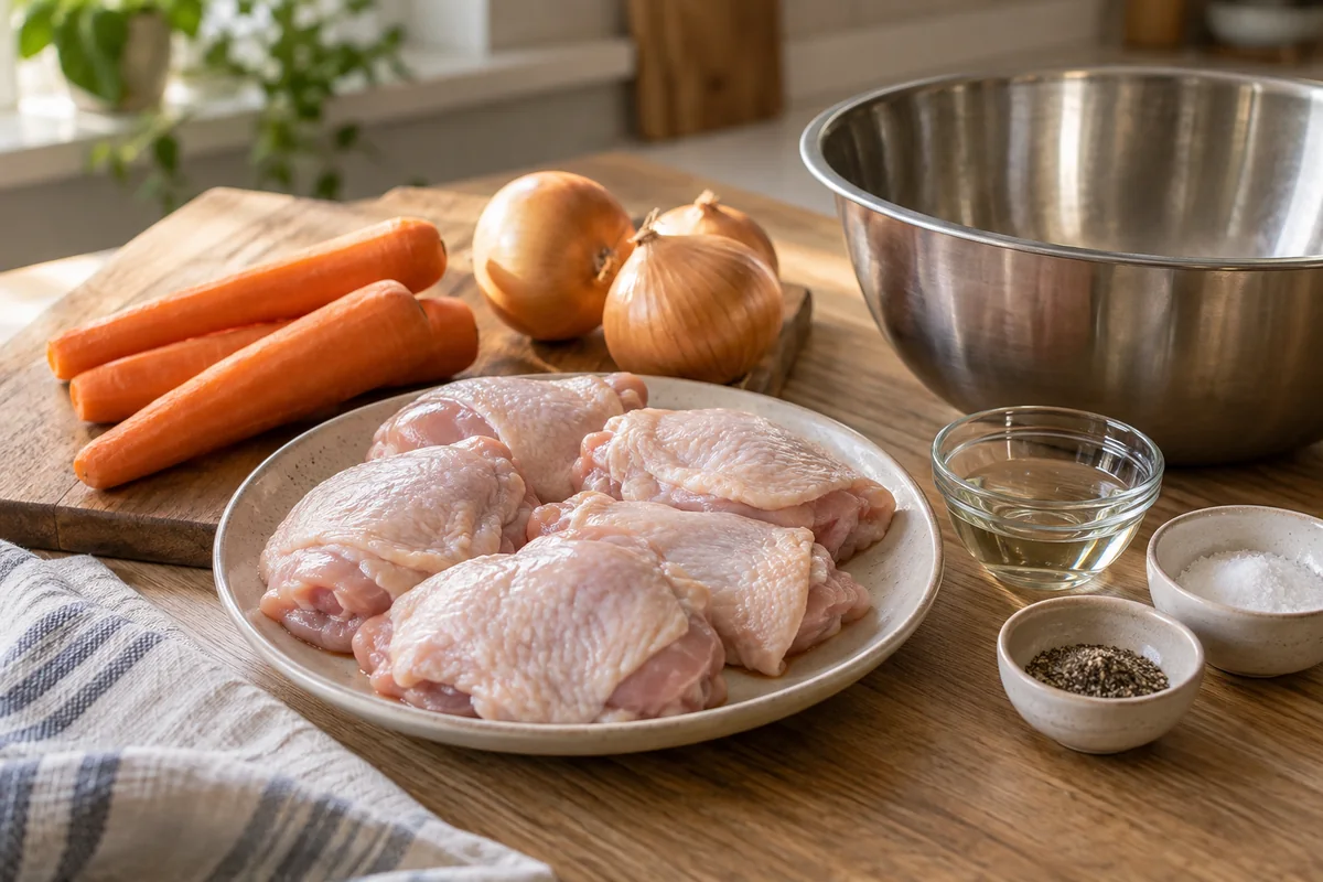 Шаг 1. Отмерьте все продукты и подготовьте чистую рабочую посуду.