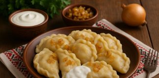 Вареники с картошкой и луком