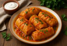 Голубцы с мясом и рисом