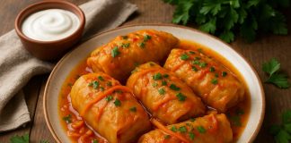Голубцы с мясом и рисом