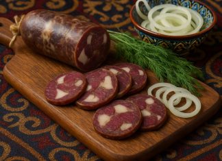 Казы (колбаса из конины) в домашних условиях