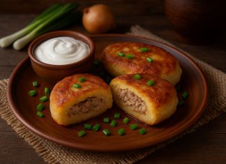 Колдуны с мясной начинкой в домашних условиях