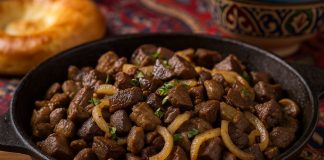 Куырдак из субпродуктов в домашних условиях