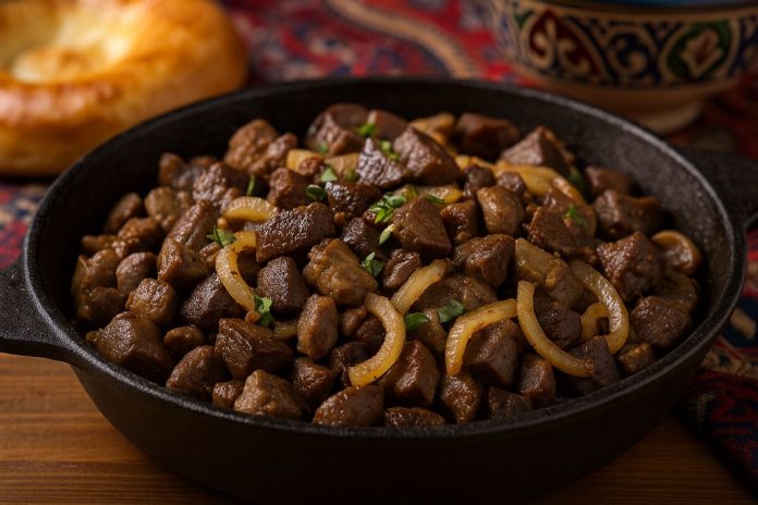 Куырдак из субпродуктов в домашних условиях