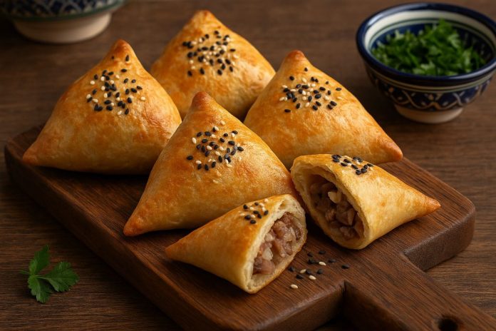Самса с мясом в домашних условиях