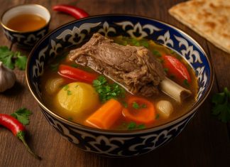 Шурпа с бараниной в домашних условиях