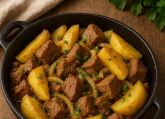 Куурдак с картофелем в домашних условиях