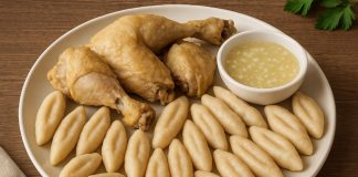 Галнаш с курицей в домашних условиях (Ингушетия)