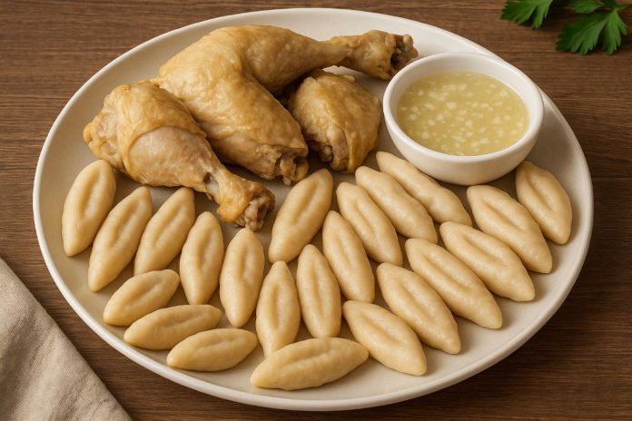 Галнаш с курицей в домашних условиях (Ингушетия) Галнаш с курицей в домашних условиях (Ингушетия)