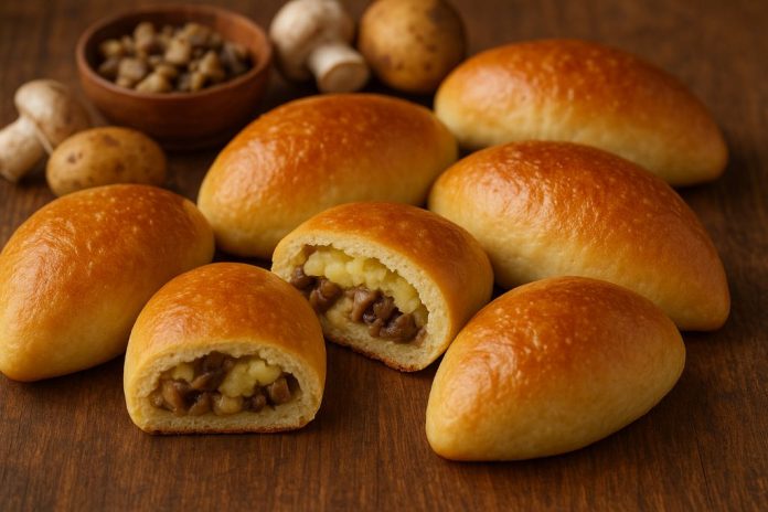 Пирожки с грибами и картофелем в домашних условиях Пирожки с грибами и картофелем в домашних условиях