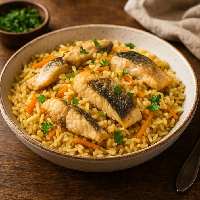 Рыбный плов по-астрахански в домашних условиях Рыбный плов по-астрахански в домашних условиях