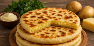 Хычины с сыром и картошкой в домашних условиях (Кабардино-Балкария)