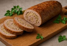 Шартан — рулет из мяса и крупы (Чувашия) Шартан — рулет из мяса и крупы (Чувашия)