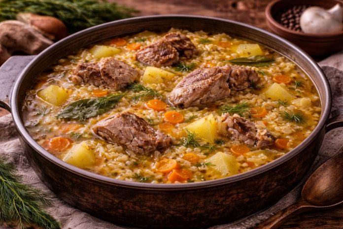 Капустник по-псковски с мясом в домашних условиях (Псковская область)