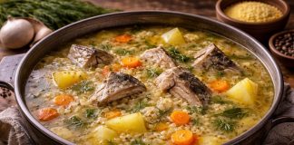 Псковская уха с пшёнкой в домашних условиях