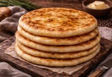 Псковские лепёшки на простокваше в домашних условиях (Псковская область)