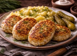 Рыбные котлеты из трески по-мурмански (Мурманская область)