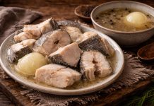 Отварная рыба с бульоном по-якутски в домашних условиях (Республика Саха (Якутия))