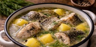 Суп из рыбы с картофелем по-енисейски в домашних условиях (Красноярский край)