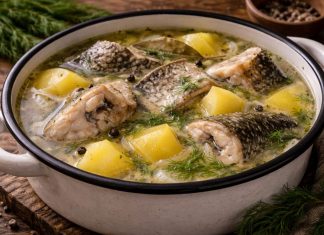Суп из рыбы с картофелем по-енисейски в домашних условиях (Красноярский край)