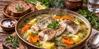 Суп из хариуса по-прибайкальски в домашних условиях (Иркутская область)